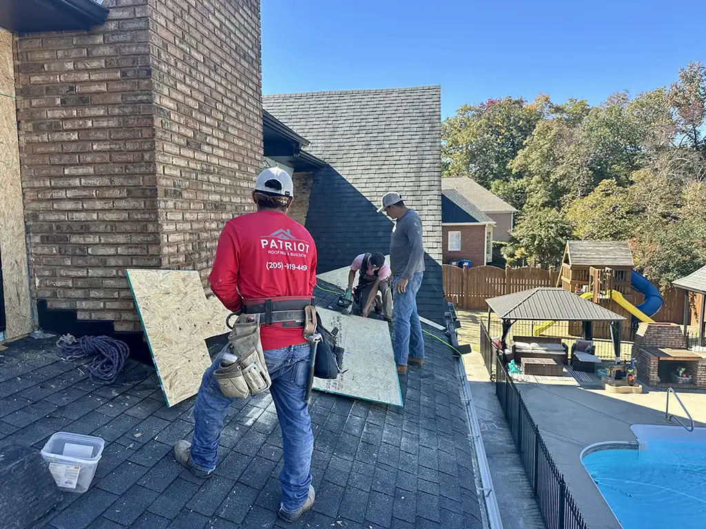 Our dedicated in-house team member performing expert exterior work